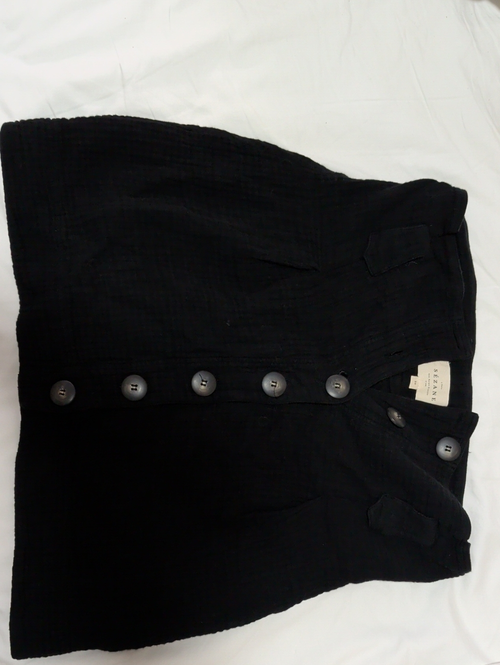 Sezane Black Skirt Size 34, Missing Belt